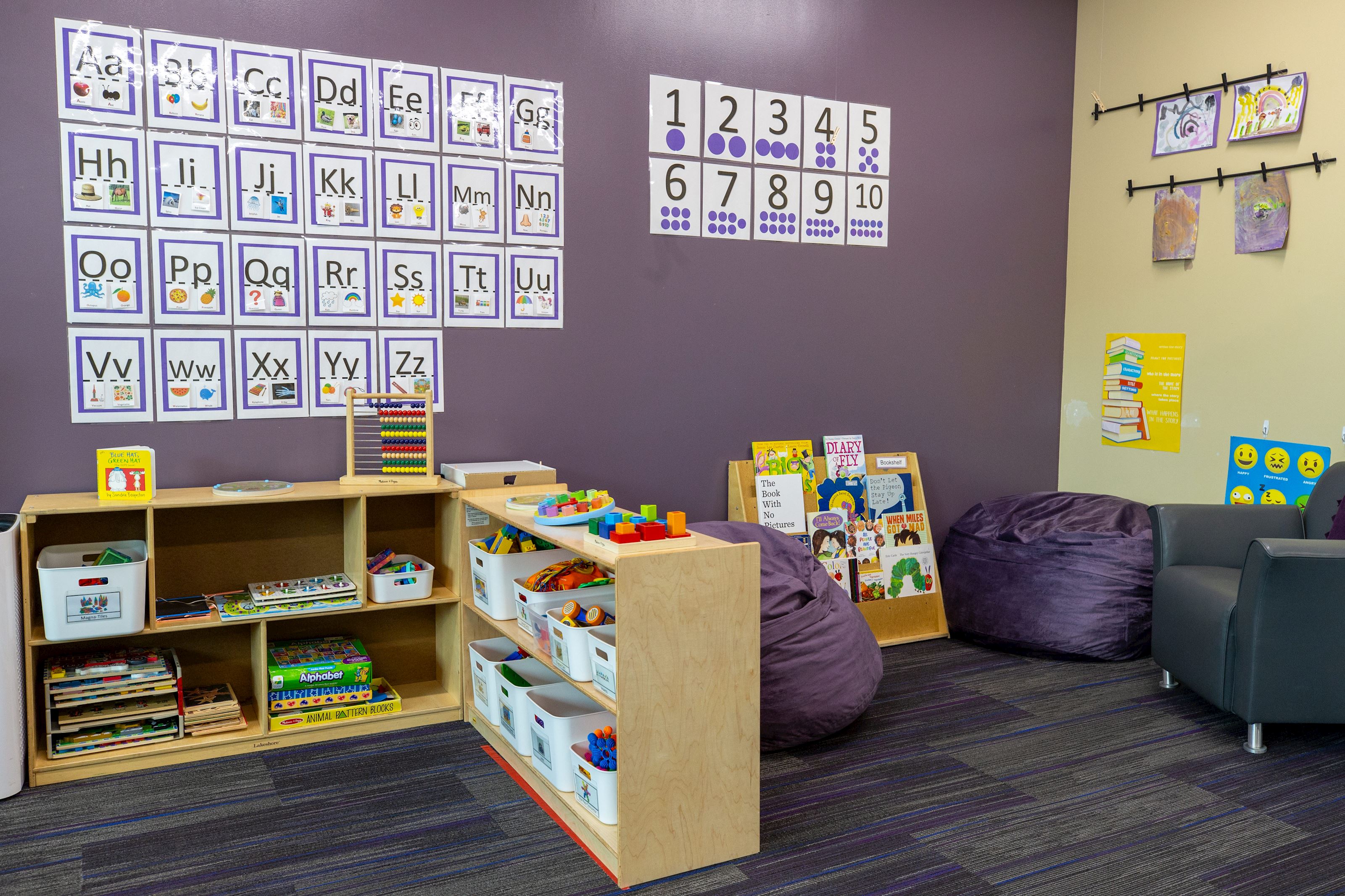 Indoor nook in child care center