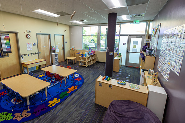 Indoor play space of childcare center