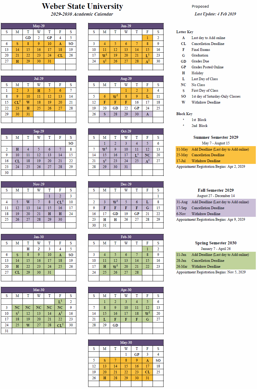 2029-30 Academic Calendar