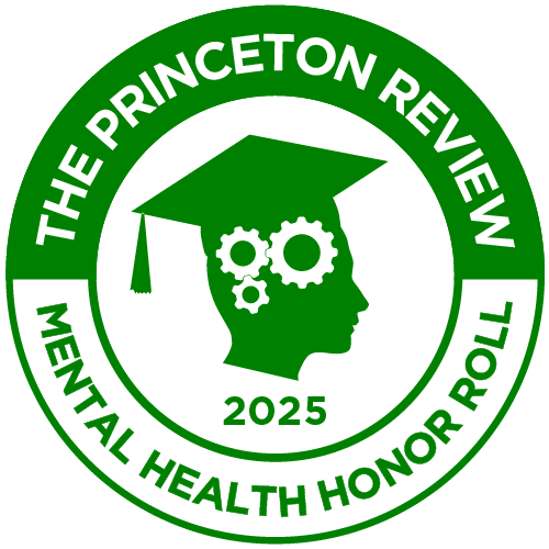 The Princeton Review Mental Health Honor Roll 2025 Badge